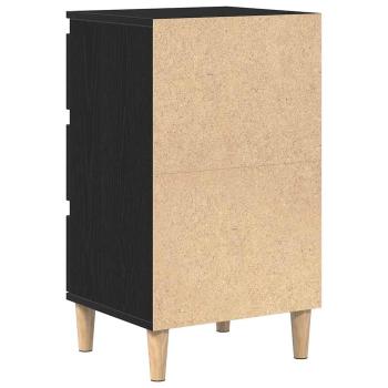 Nachttisch Schwarze Eiche 40x35x70 cm Holzwerkstoff