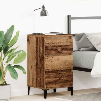 ARDEBO.de - Nachttisch Altholz 40x35x70 cm Werkstoffholz
