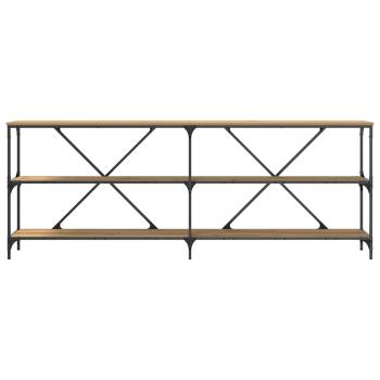Konsolentisch Artisan Eiche 200x30x75 cm Ingenieurholz & Stahl