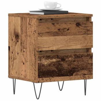 Nachttisch Altholz 40x35x50 cm Holzwerkstoff