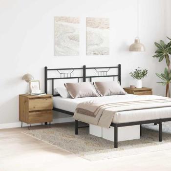 ARDEBO.de - Nachttische 2 Stk. Artisan Eiche 40x35x50 cm Ingenieurskunst