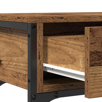 Konsolentisch Altholz 100 x 25 x 75 cm Holzwerkstoff