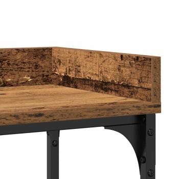 Konsolentisch Alte Eiche 100x30x80 cm Ingenieusholz und Stahl