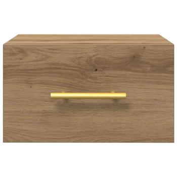 Nachttisch Wandmontiert Artisan Eiche 35x35x20 cm