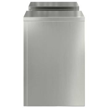 Outdoor Pflanzenständer Säule 2 Stück 24x24x35 cm verzinkter Stahl