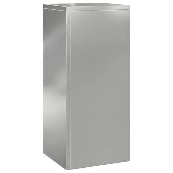 Außen Pflanzenständer Säule 2 Stück 24x24x55 cm Galvanisiertes Stahl