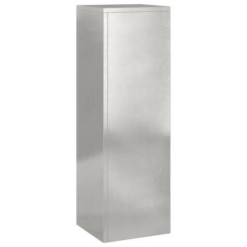 Pflanzenständer im Freien Säule 2 Stück 24x24x75 cm Edelstahl