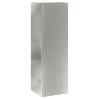 Außen Pflanzenständer Säule 2 Stück 24x24x75 cm Galvanisiertes Stahl