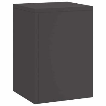 Outdoor Pflanzenständer Säule 3er Set Schwarz Stahl