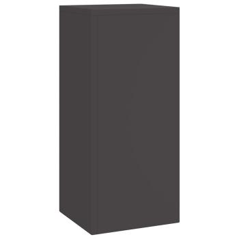 Outdoor Pflanzenständer Säule 3er Set Schwarz Stahl