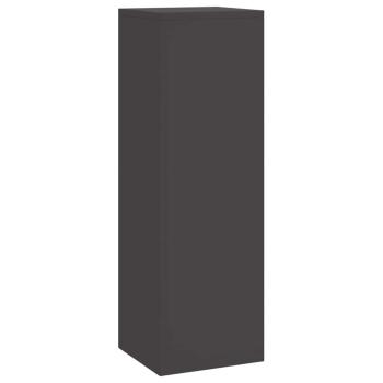 Outdoor Pflanzenständer Säule 3er Set Schwarz Stahl