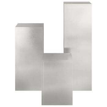 Outdoor Pflanzenständer Säule 3 Stück Edelstahl