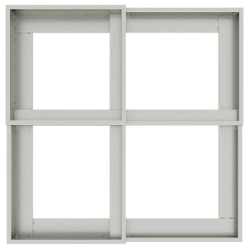 Gartenpflanzer 80x80x60 cm Verzinkter Stahl