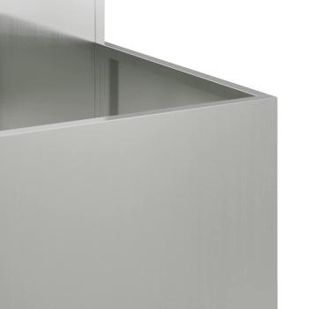 Gartenpflanzer 80x80x60 cm Verzinkter Stahl