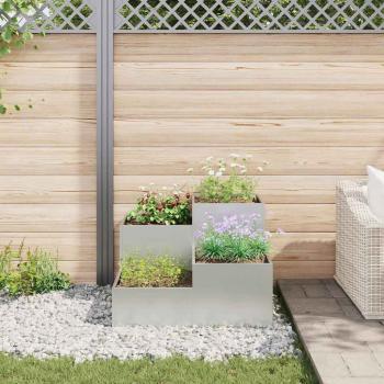 Gartenpflanzer 100x100x60 cm Galvanisiertes Stahl