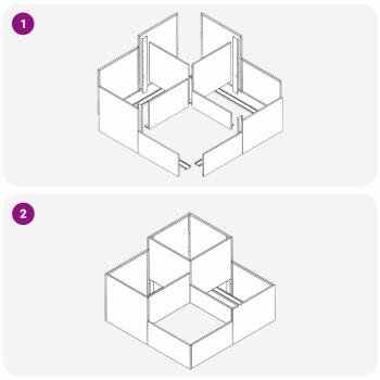 Gartenpflanzer 100x100x60 cm Wetterstahl