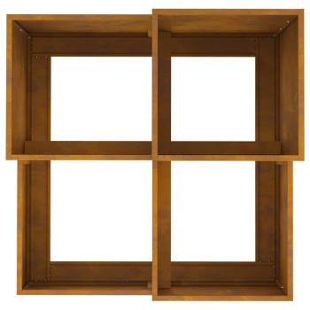 Gartenpflanzer 100x100x60 cm Wetterstahl