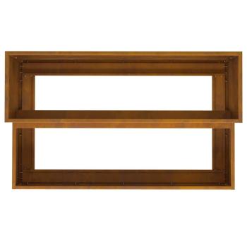 Gartenpflanzer 2-stufig 100x60x45 cm Wetterstahl