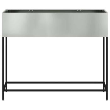Hochbeet Gartenpflanzer Silber 100 x 26 x 82 cm