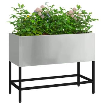 Hochbeet 60x26x45 cm Galvanisiertes Stahl