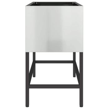 Hochbeet 60x26x45 cm Galvanisiertes Stahl