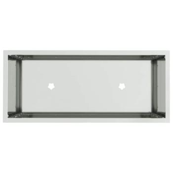 Hochbeet 60x26x45 cm Galvanisiertes Stahl