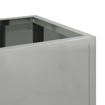 Hochbeet 60x26x45 cm Galvanisiertes Stahl