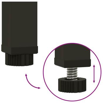 Hochbeet 60x26x45 cm Galvanisiertes Stahl