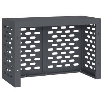 Klimaanlagenabdeckung Anthrazit 90x40x60 cm Stahl
