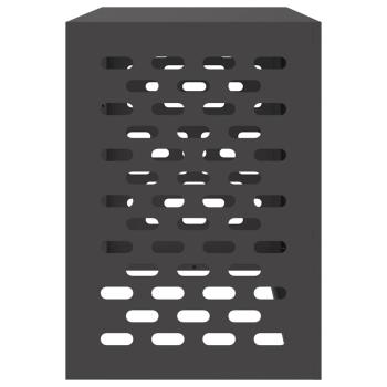 Klimaanlagenabdeckung Schwarz 100 x 50 x 70 cm Verzinkter Stahl