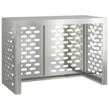 Klimaanlagenabdeckung Silber 100 x 50 x 70 cm Verzinkter Stahl