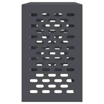 Klimaanlagenabdeckung Anthrazit 110x50x80 cm aus Stahl
