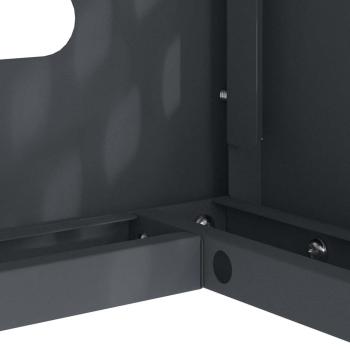 Klimaanlagenabdeckung Anthrazit 110x50x80 cm aus Stahl