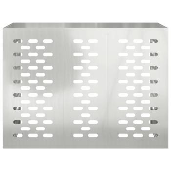 Klimaanlagenabdeckung Silber 110 x 50 x 80 cm Verzinkter Stahl