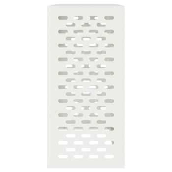 Klimaanlagenabdeckung Weiß 110x50x105 cm Stahl