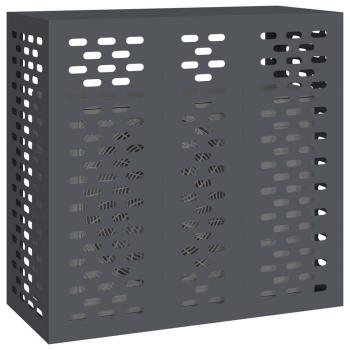 Klimaanlagenabdeckung in Anthrazit 110x50x105 cm aus Stahl