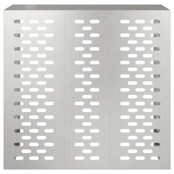 Klimaanlagenabdeckung 110x50x105 cm aus Edelstahl