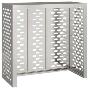 Klimaanlagenabdeckung 110x50x105 cm aus Edelstahl