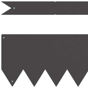 Rasenbegrenzungen 30 Stück Schwarz 100x0,5x15 cm Stahl