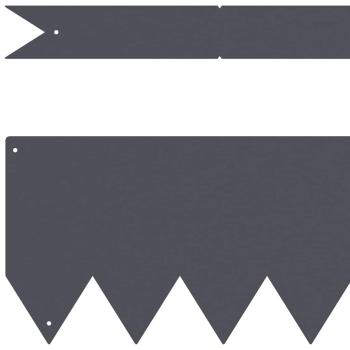 Rasenbegrenzungen 10 Stück Anthrazit 100x0,5x15 cm Stahl