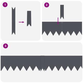 Rasenbegrenzungen 10 Stück Anthrazit 100x0,5x15 cm Stahl