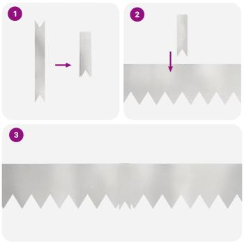 Rasenrandsteine 30 Stück 100x0,5x15 cm Edelstahl