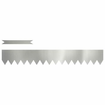 Rasenbegrenzungen 30 Stück 100x0,5x15 cm verzinkter Stahl