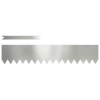 Rasenbegrenzungen 10 Stück 100x0,5x20 cm Galvanisierter Stahl