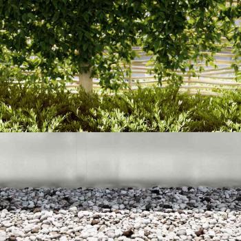 Rasenrandsteine 20 Stück 100x0,5x30 cm Edelstahl