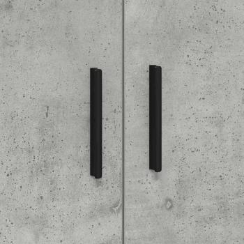 Stauraum-Schrank Beton Grau 127x41x40 cm Ingenieurholz