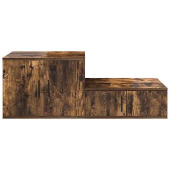 Aufbewahrungsschrank Rauches Eiche 127x41x40 cm Holzwerkstoff