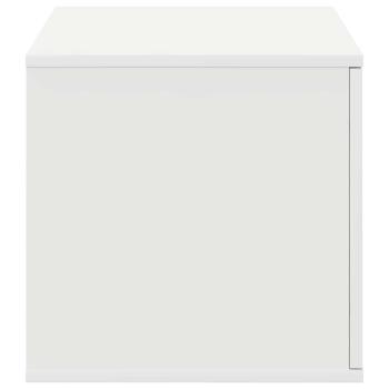 Aufbewahrungsschrank weiß 118x41x40 cm aus Holzwerkstoff