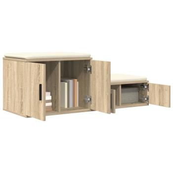 Stauraum-Schrank aus Sonoma-Eiche 118x41x40 cm aus Holzwerkstoff