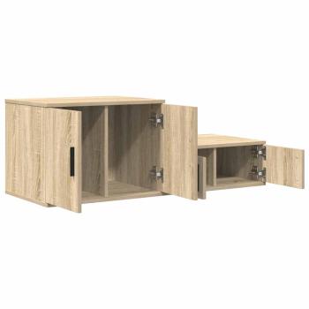 Stauraum-Schrank aus Sonoma-Eiche 118x41x40 cm aus Holzwerkstoff